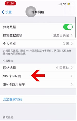 伊春苹果14维修网分享如何给iPhone14的SIM卡设置密码 