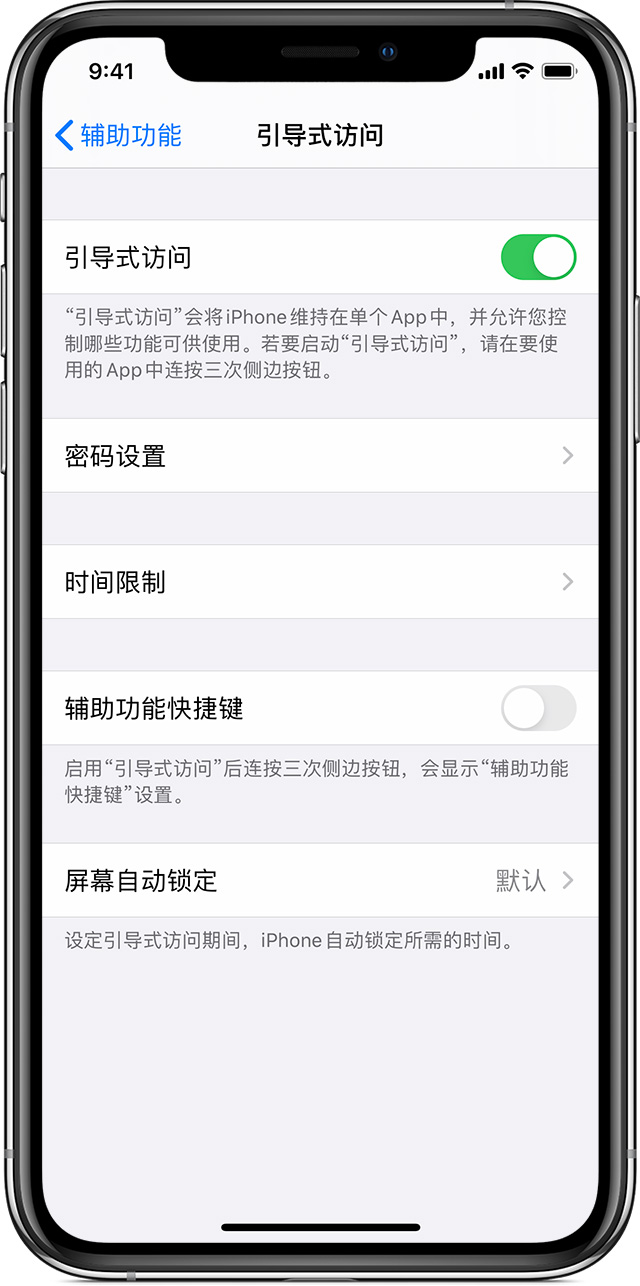 伊春苹果手机维修分享如何在 iPhone 上退出引导式访问 