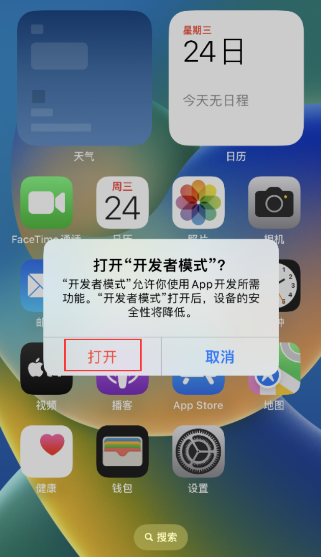 伊春苹果手机维修分享如何打开开发者模式 