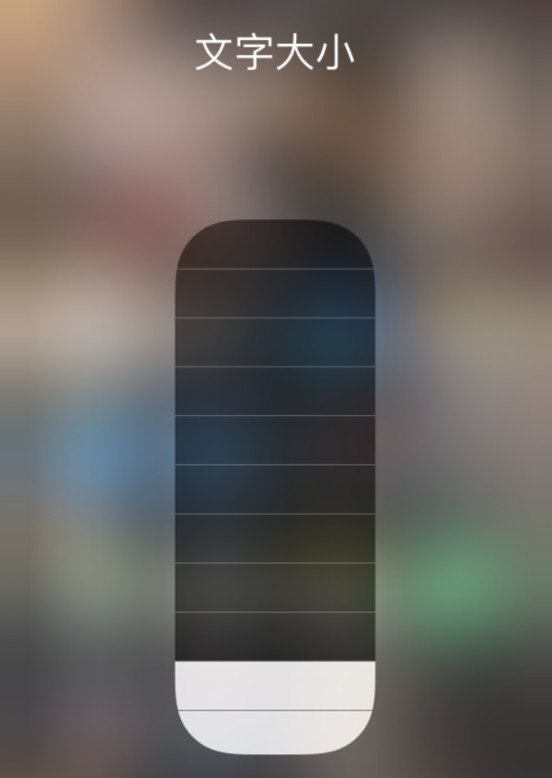 伊春苹果手机维修分享小技巧：在 iPhone 控制中心快速调节字体大小 
